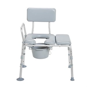 Transfer Chair: Commode And Transfer Combination - Padded