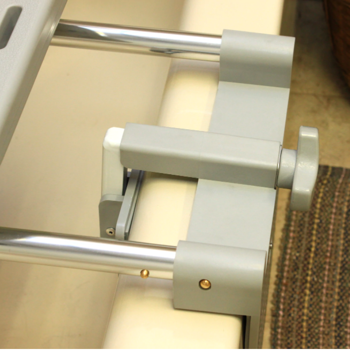 Transfer Bench: Sliding and Swivel Tub Mounted