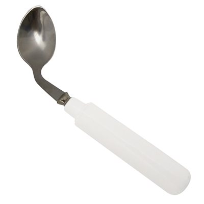 Utensil: Left Hand Teaspoon - Built-Up Handle
