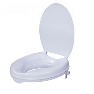 Toilet Seat: Raised 2", 4" or 6" With Lid