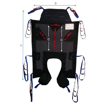 Universal Sling - Reinforced - 6 straps - Headrest